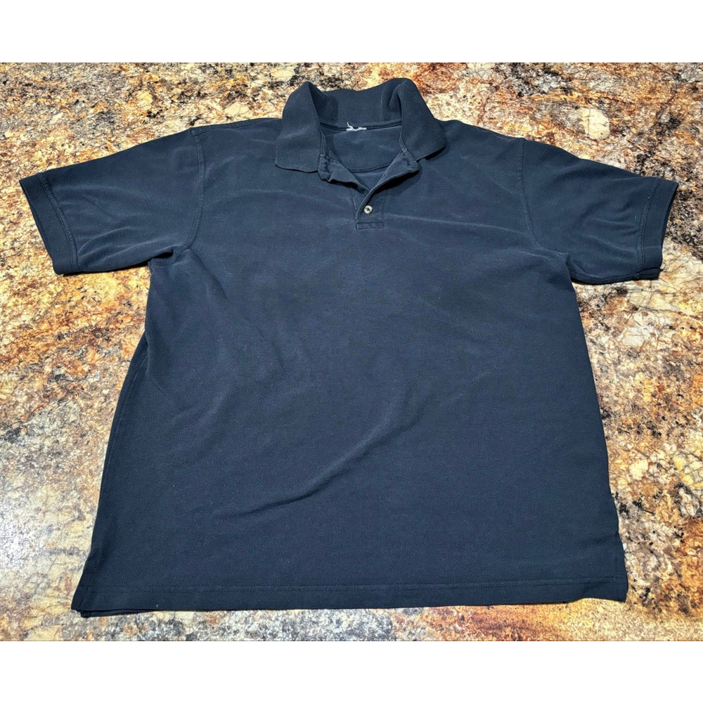 Black Short Sleeve Polo Shirt